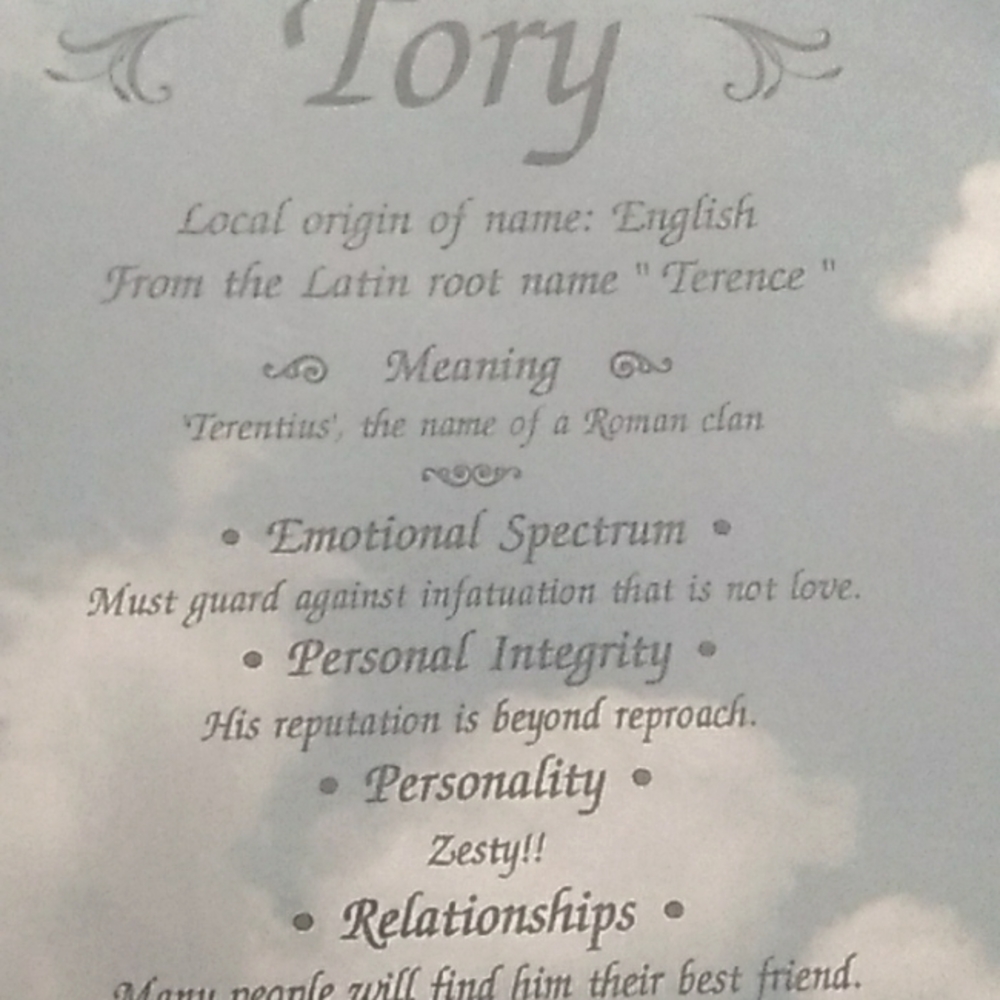 Tory (Name)